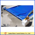 Resistente ao rasgamento capas de piscina de vinil ao ar livre, encerado pvc piscina revestida